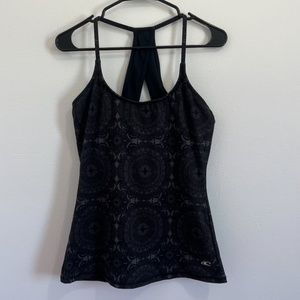 O'neill 365 Black & Grey Workout Tank Top